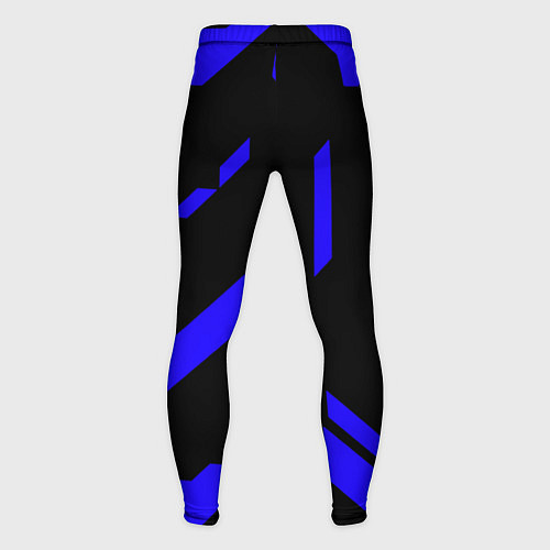 Мужские тайтсы BMW blue geometry / 3D-принт – фото 2