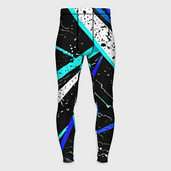 Мужские тайтсы Разноцветные праздничные линии