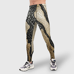 Тайтсы мужские В коже рептилии, цвет: 3D-принт — фото 2