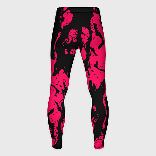 Мужские тайтсы Nissan fire pink / 3D-принт – фото 2