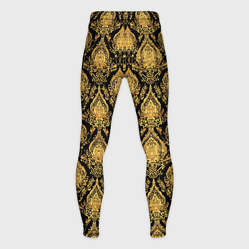Мужские тайтсы Тайский золотой орнамент / 3D-принт – фото 2