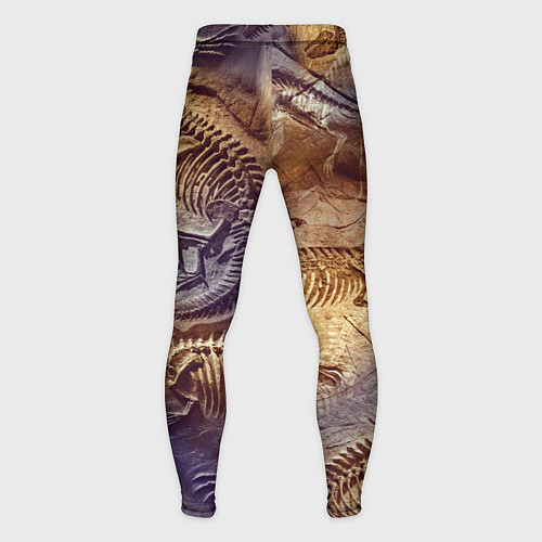Мужские тайтсы Окаменелые динозавры, подарок для палеонтолога / 3D-принт – фото 2