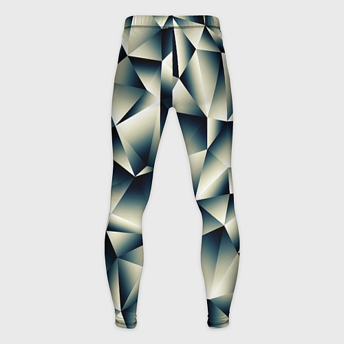 Мужские тайтсы Осколки льда / 3D-принт – фото 2