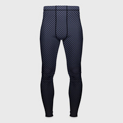 Тайтсы мужские Тёмный синий градиент текстура в крапинку, цвет: 3D-принт