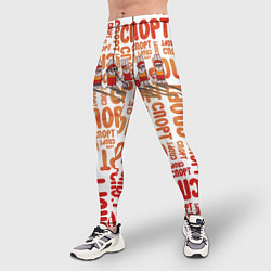 Тайтсы мужские КролСпорт, цвет: 3D-принт — фото 2