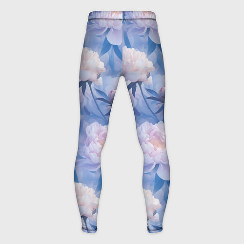 Мужские тайтсы Цветы в туманности / 3D-принт – фото 2