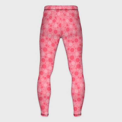 Мужские тайтсы Красные коралловые пузыри / 3D-принт – фото 2