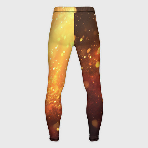 Мужские тайтсы Золотая блестящая текстура / 3D-принт – фото 2