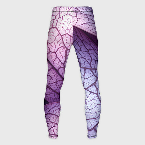Мужские тайтсы Прожилки экзотического растения / 3D-принт – фото 2