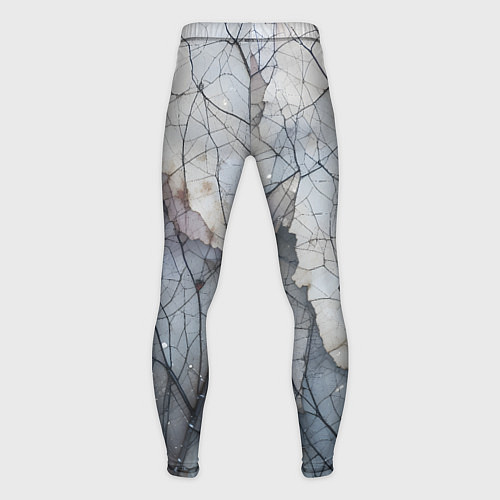 Мужские тайтсы Прожилки листьев / 3D-принт – фото 2