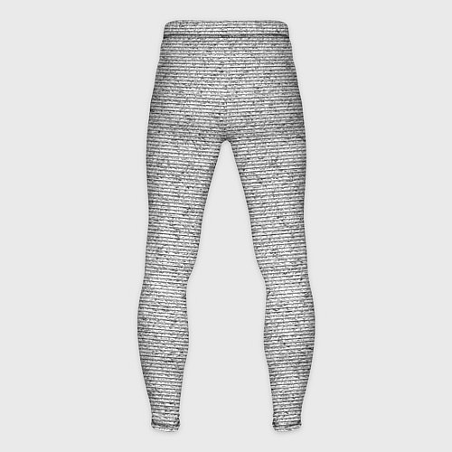Мужские тайтсы Текстура в тонкую полоску серый / 3D-принт – фото 2
