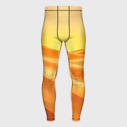 Тайтсы мужские Золотые пески, цвет: 3D-принт