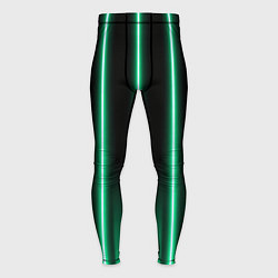 Тайтсы мужские Neon turquoise, цвет: 3D-принт