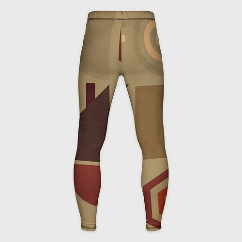 Мужские тайтсы Геометрические фигуры 2025 / 3D-принт – фото 2