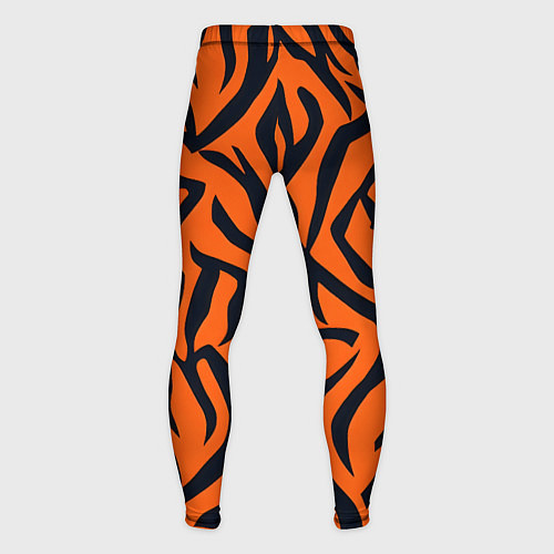 Мужские тайтсы Расцветка тигра / 3D-принт – фото 2