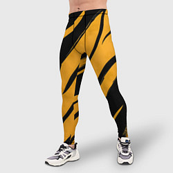 Тайтсы мужские Тигровый раскрас, цвет: 3D-принт — фото 2