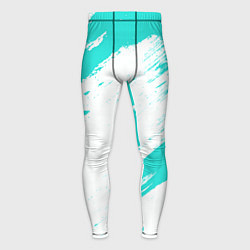 Мужские тайтсы Color white light blue
