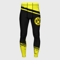 Мужские тайтсы Borussia жёлтые полосы