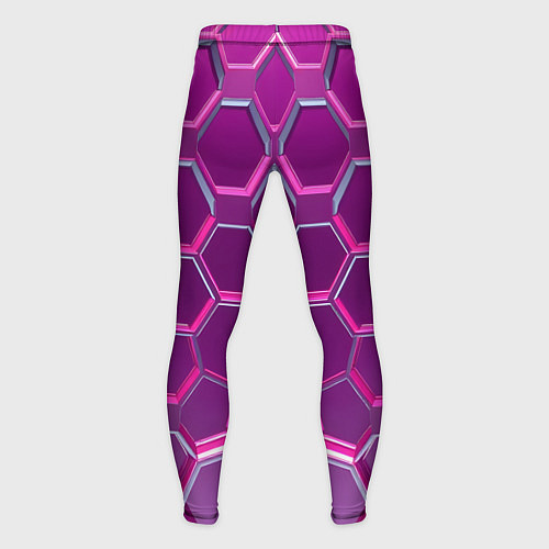 Мужские тайтсы Розовый бронежилет / 3D-принт – фото 2