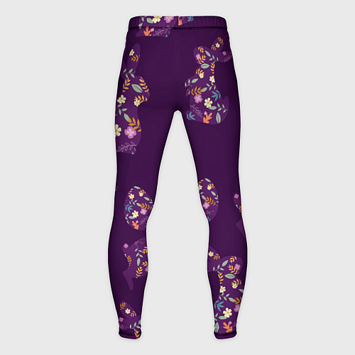 Мужские тайтсы Кролики и яйца / 3D-принт – фото 2