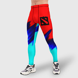 Тайтсы мужские Dota краски, цвет: 3D-принт — фото 2