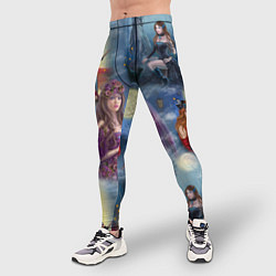 Тайтсы мужские Ведьмы и волшебницы, цвет: 3D-принт — фото 2