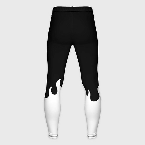 Мужские тайтсы Monster energy red logo / 3D-принт – фото 2