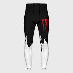Тайтсы мужские Monster energy red logo, цвет: 3D-принт