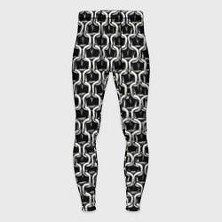 Тайтсы мужские Кольчуга крупная - паттерн, цвет: 3D-принт