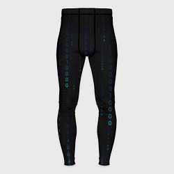 Мужские тайтсы Color black blue
