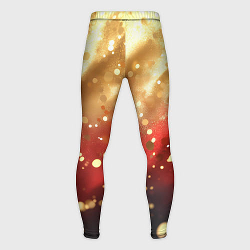 Мужские тайтсы Волнистая текстура с блестками / 3D-принт – фото 2