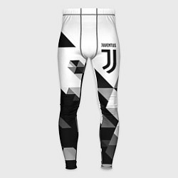 Тайтсы мужские Juventus geometry black, цвет: 3D-принт