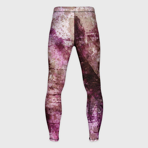 Мужские тайтсы Абстракция - dark trash atom with violet / 3D-принт – фото 2