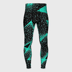 Тайтсы мужские The triangle is light blue, цвет: 3D-принт