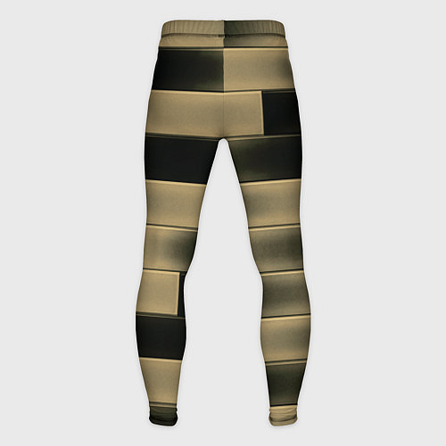 Мужские тайтсы Color yellow square / 3D-принт – фото 2