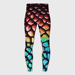 Мужские тайтсы Макро кожа дракона