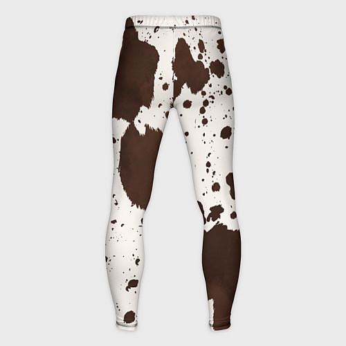 Мужские тайтсы Коровий принт / 3D-принт – фото 2
