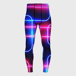 Мужские тайтсы Цветные светящиеся неоны