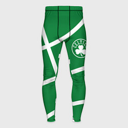Тайтсы мужские Boston Celtics green, цвет: 3D-принт