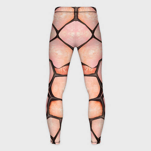 Мужские тайтсы Розовые пятна жирафа / 3D-принт – фото 2