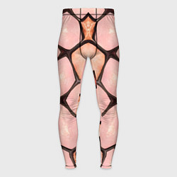 Тайтсы мужские Розовые пятна жирафа, цвет: 3D-принт