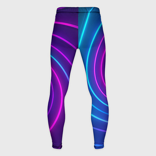Мужские тайтсы Сине-фиолетовая спираль / 3D-принт – фото 2