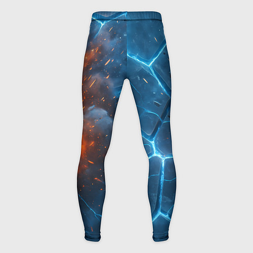 Мужские тайтсы Взрыв из объемных плит / 3D-принт – фото 2