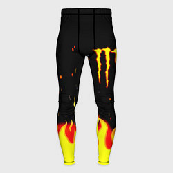 Мужские тайтсы Monster energy fire steel
