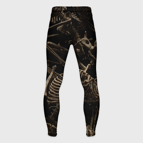 Мужские тайтсы Человеческие кости / 3D-принт – фото 2