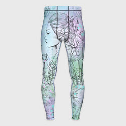 Тайтсы мужские Скетч японские дорамы, цвет: 3D-принт