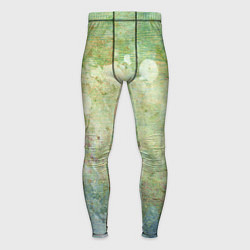Тайтсы мужские Абстракция - faded spots on a green background, цвет: 3D-принт