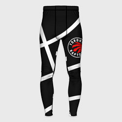 Тайтсы мужские Торонто Рэпторс - текстура мяча, цвет: 3D-принт