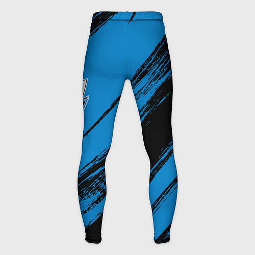 Мужские тайтсы Даллас Маверикс - черно синий / 3D-принт – фото 2