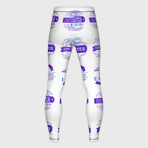 Мужские тайтсы Easter holidays / 3D-принт – фото 2